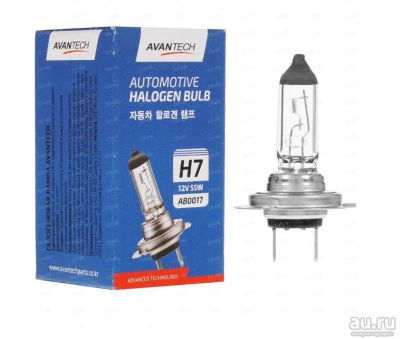 Лот: 18196741. Фото: 1. Лампа H7 Avantech 12В 55Вт Ю.Корея. Электроприборы для автомобиля