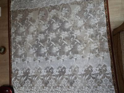 Лот: 19872420. Фото: 1. Штора тюлевая. Шторы, тюль