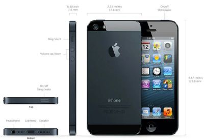 Лот: 5375649. Фото: 1. Iphone 5 64 Gb black комплект. Смартфоны