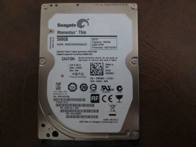 Лот: 6561506. Фото: 1. Seagate 500Gb 2.5" (ST500LT012-9WS142... Жёсткие диски (HDD)