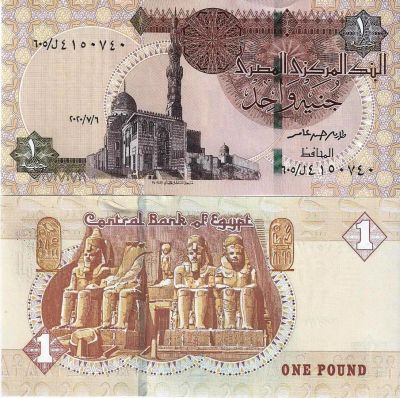 Лот: 19497337. Фото: 1. 1 фунт 1978-2016 гг. Египет... Африка