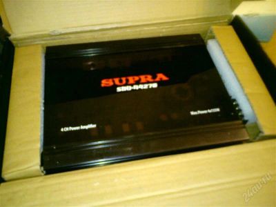 Лот: 2801120. Фото: 1. Supra SBD-A4270 4х135. Усилители