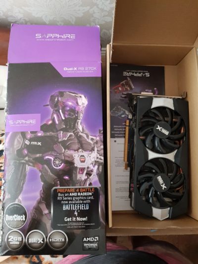 Лот: 16285227. Фото: 1. Видеокарта Sapphire Radeon R9... Видеокарты