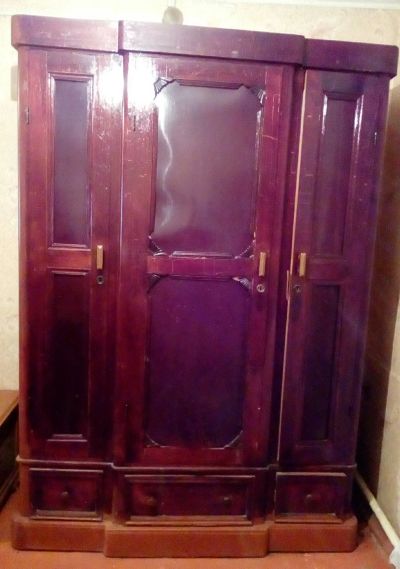 Лот: 11768624. Фото: 1. Шкаф 60-х годов, 3-х створчатый. Шкафы, шкафы-купе