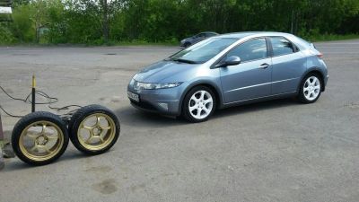Лот: 6378656. Фото: 1. Диски литые Хонда оригинал R17... Диски