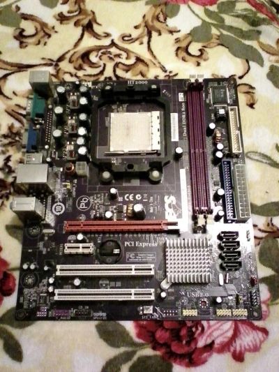 Лот: 8912033. Фото: 1. материнская плата ECS geforce6100pm-m2... Материнские платы