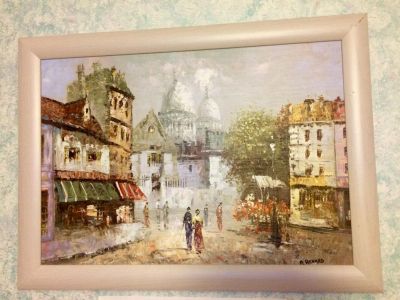 Лот: 8949021. Фото: 1. Картина в рамке Renard 56x41см. Картины, рисунки