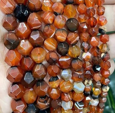 Лот: 25899631. Фото: 1. Сердоликовый агат крупные грани. Драгоценные и поделочные камни