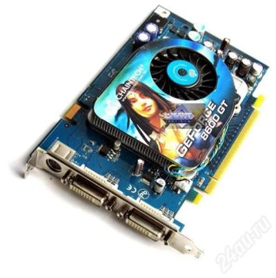 Лот: 202444. Фото: 1. PCI-E Chaintech GeForce 8600 GT... Видеокарты