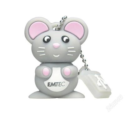 Лот: 2577924. Фото: 1. флешка usb 8gb emtec mouse. USB-флеш карты