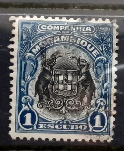 Лот: 25050063. Фото: 1. Марка. Мозамбик. 1918 г. Марки