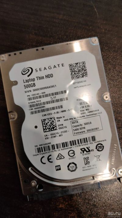 Лот: 18154337. Фото: 1. Seagate ST500LT012 500Gb Для ноутбука... Жёсткие диски (HDD)