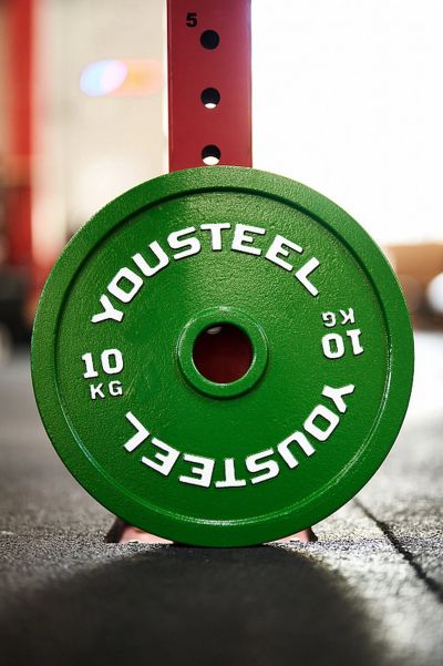 Лот: 24327092. Фото: 1. Стальной диск 10кг YouSteel. Штанги, блины