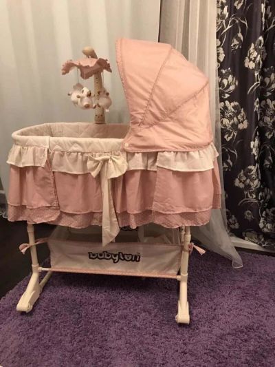 Лот: 10338248. Фото: 1. Детская кроватка колыбель Babyton. Детские кровати и кроватки