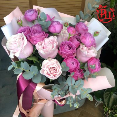 Лот: 15438755. Фото: 1. Букет из роз "Мерцание". Свежие цветы