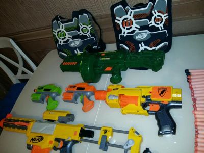 Лот: 6800512. Фото: 1. Бластер, пулемет NERF (всё что... Военная тема