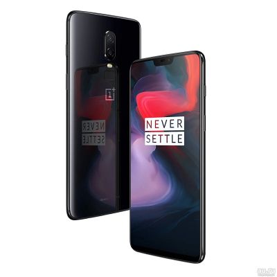 Лот: 13232336. Фото: 1. Oneplus 6 черный 6/64Гб, дисплей... Смартфоны