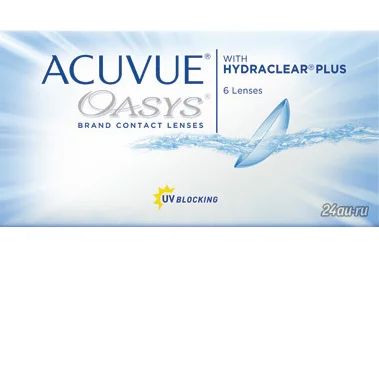 Лот: 6008170. Фото: 1. Контактные линзы «Acuvue Oasys... Контактные линзы