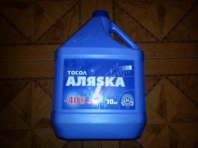 Лот: 5169772. Фото: 1. Тосол 10л (Аляска). Масла, жидкости
