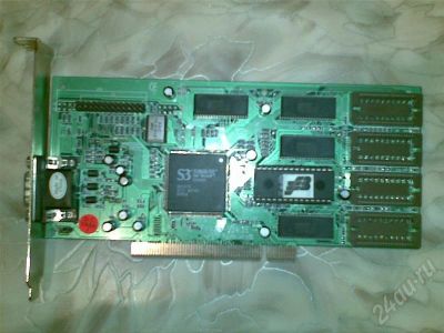 Лот: 204633. Фото: 1. видеокарта PCI S3 VIRGE. Видеокарты