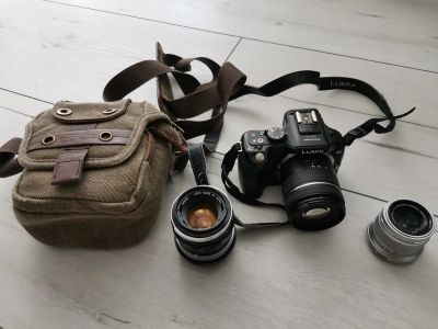 Лот: 16556539. Фото: 1. Panasonic DMC-G5 kit + 2 обьектива. Цифровые беззеркальные со сменной оптикой