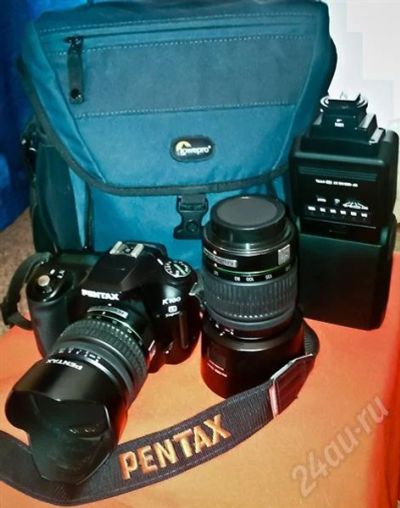 Лот: 628892. Фото: 1. Зеркальная фотокамера Pentax K100d... Цифровые зеркальные