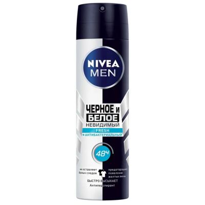 Лот: 24842111. Фото: 1. Дезодорант Nivea, Черное и Белое... Уход за телом