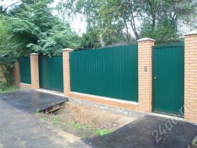 Лот: 571676. Фото: 1. Ворота откатные наполнение профнастил... Другое (строительство и ремонт)