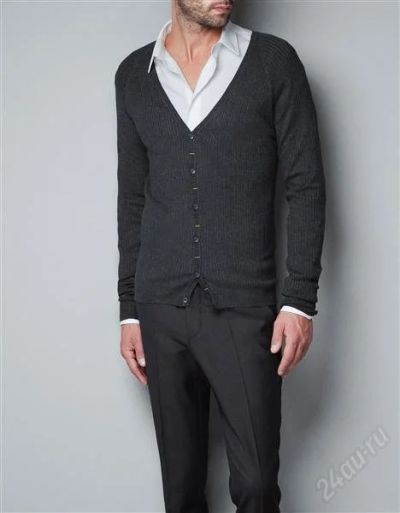 Лот: 2799488. Фото: 1. Свитер-кардиган Zara Man новый... Свитеры, толстовки, худи