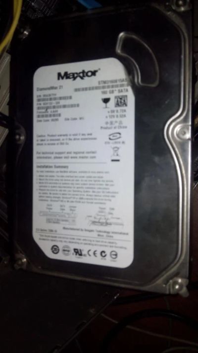 Лот: 5299951. Фото: 1. жесткий диск 160 sata. Жёсткие диски (HDD)