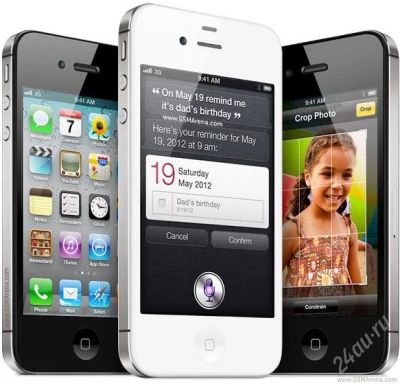 Лот: 1336151. Фото: 1. Iphone 4S 16Gb black/white. Смартфоны