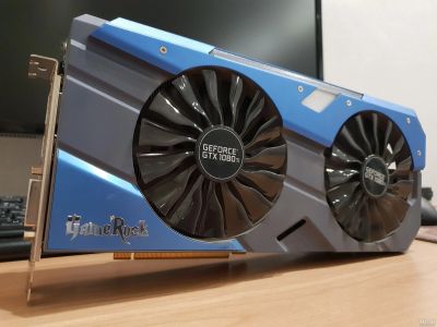 Лот: 15812702. Фото: 1. Nvidia Geforce GTX 1080 ti Gamerock... Видеокарты