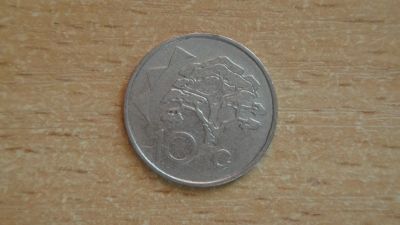 Лот: 20412919. Фото: 1. Намибия 10 центов 1993. Африка