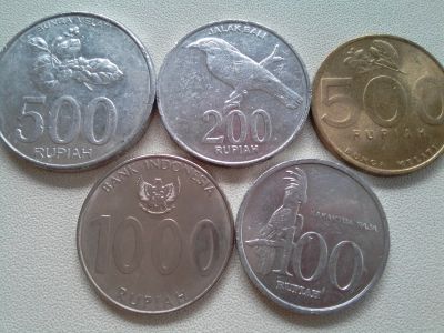 Лот: 13804070. Фото: 1. Набор монет Индонезии 5 шт. Наборы монет