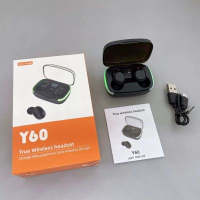 Лот: 25049411. Фото: 1. Bluetooth гарнитура TWS Y60 microUSB... Наушники, гарнитуры