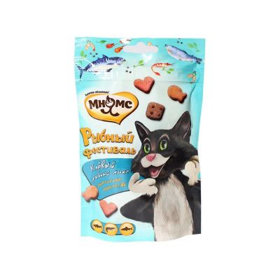 Лот: 10399632. Фото: 1. лакомство Мнямс Рыбный Фестиваль... Корма