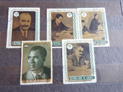 Лот: 17149197. Фото: 1. Гвинея. Политики. Персоналии. Марки