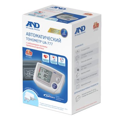 Лот: 23988759. Фото: 1. Эй энд Ди тонометр UA-777 автомат... Другое (красота и здоровье)