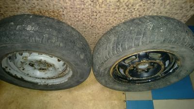 Лот: 9003349. Фото: 1. Диски с резиной на автомобили... Шины на дисках