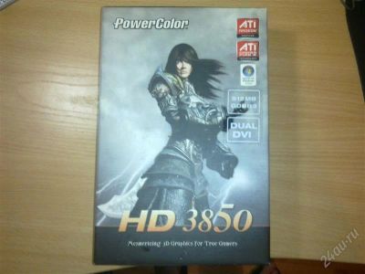 Лот: 1853815. Фото: 1. Видеокарта PowerColor HD 3850... Видеокарты