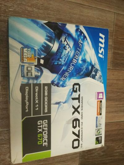 Лот: 19255876. Фото: 1. Видеокарта geforce gtx 670 msi. Видеокарты