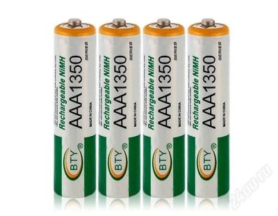 Лот: 4292074. Фото: 1. BTY AAA 1350mAh Ni-MH 5 упаковок... Батарейки, аккумуляторы, элементы питания