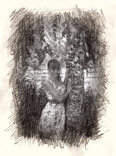 Лот: 12084783. Фото: 1. Уникальный женский портрет. Другое (сувениры, подарки)