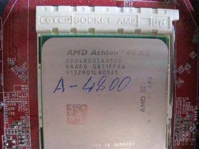 Лот: 1999643. Фото: 1. Athlon 64 x2 4800+ и радиатор... Процессоры