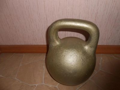 Лот: 3190162. Фото: 1. Гиря чугунная 32 кг. Гири