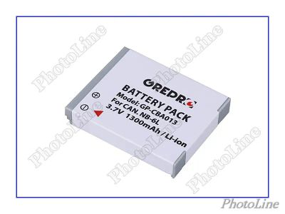 Лот: 21179148. Фото: 1. Аккумулятор батарея GrePro NB-6L... Аккумуляторы, зарядные