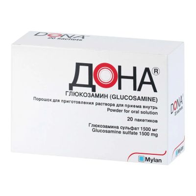 Лот: 23260890. Фото: 1. Дона пор. 1500мг №20. Лекарства