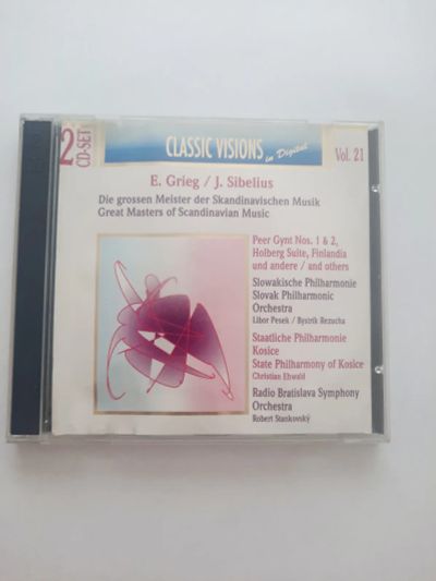 Лот: 23517660. Фото: 1. CD диск E. Grieg. Аудиозаписи