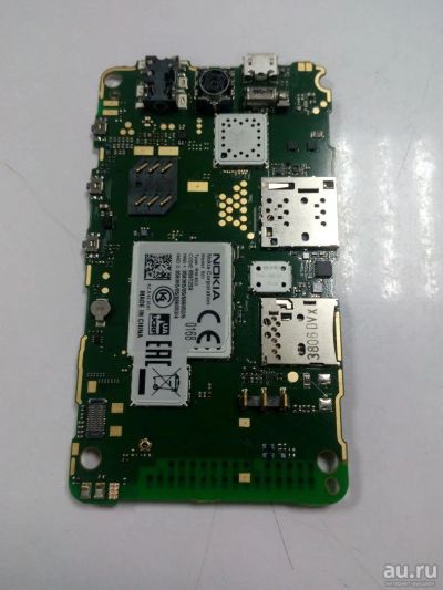 Лот: 9102651. Фото: 1. Основная плата Nokia Asha 501... Микросхемы и платы