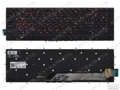 Лот: 18141613. Фото: 1. Клавиатура Dell G7 15 7588 черная... Клавиатуры для ноутбуков